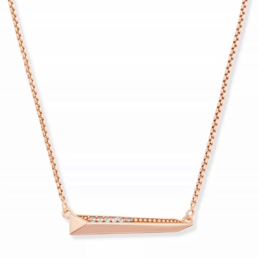 NEW! Kendra Scott Elliot Necklace Rose Gold